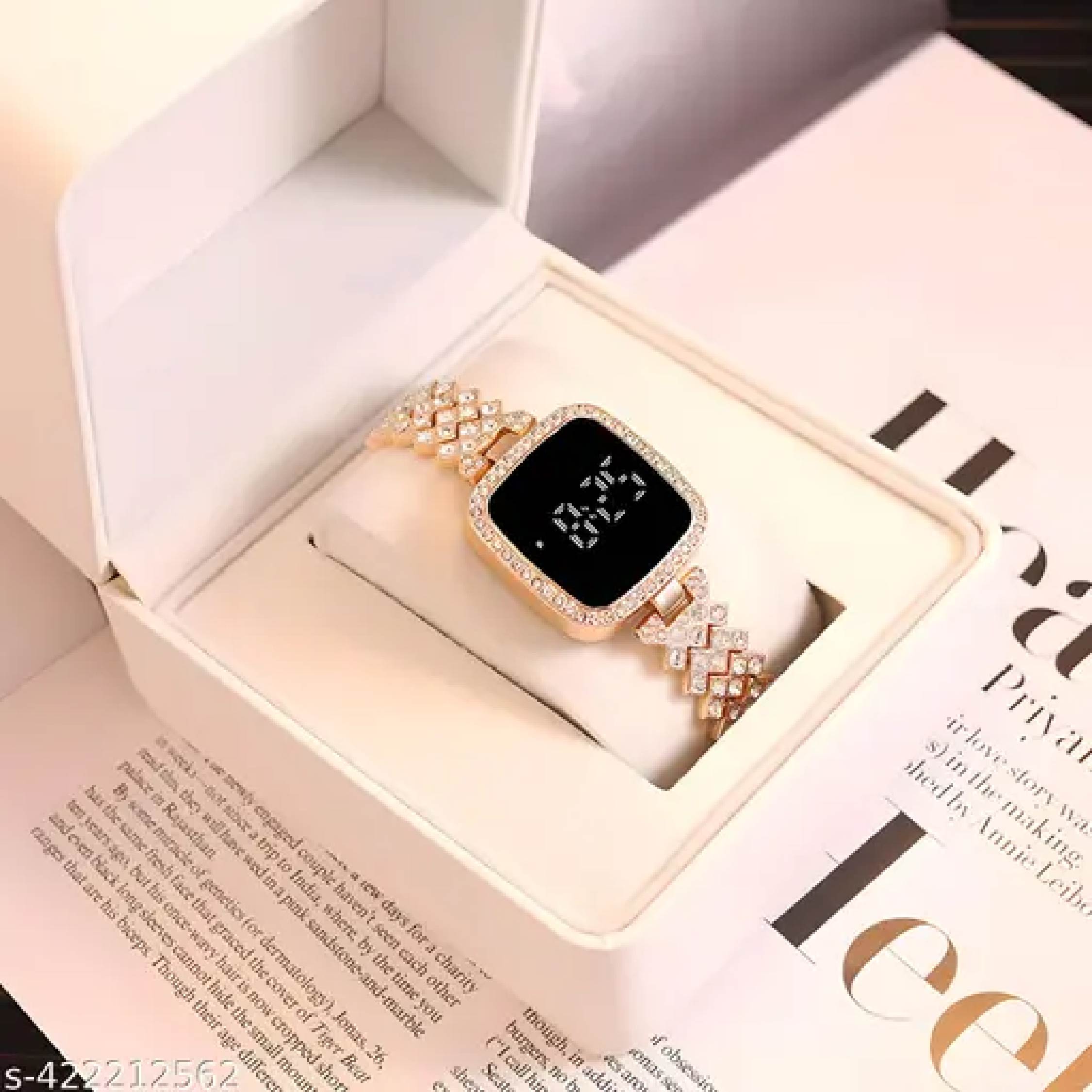 Full Diamond Touch Screen LED Watch For Girl